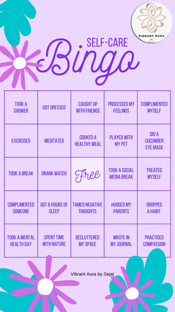 Self-care Bingo